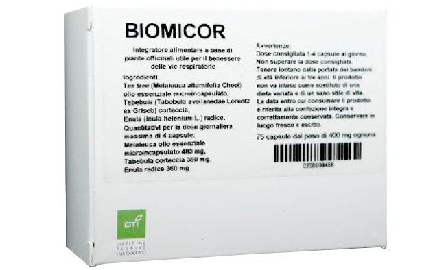 BIOMICOR 75 CAPSULE - Fontenova srl