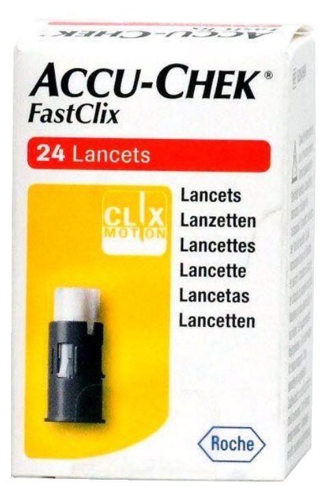 LANCETTE PUNGIDITO ACCU-CHEK FASTCLIX 24 PEZZI - Fontenova srl