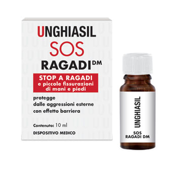 UNGHIASIL SOS RAGADI FLACONE 10 ML CON PENNELLINO E 9 CEROTTI COPRIVERRUCA - Fontenova srl
