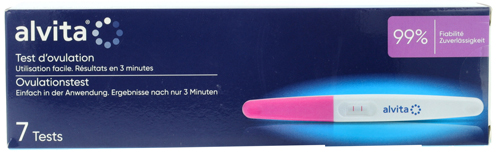 TEST DI OVULAZIONE ALVITA 7 PEZZI - Fontenova srl