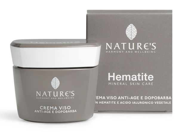 NATURE'S HEMATITE CREMA VISO ANTIAGE DOPOBARBA 50 ML - Fontenova srl