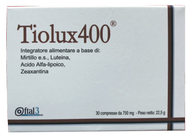 TIOLUX 400 30 COMPRESSE - Fontenova srl