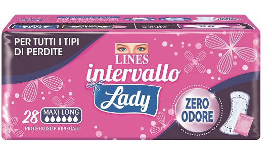 LINES INTERVALLO LADY MAXI L 28 PEZZI - Fontenova srl