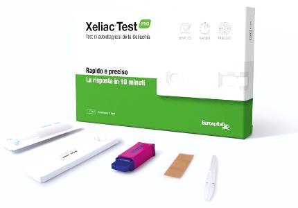 XELIAC TEST PRO DETERMINAZIONE ANTICORPI IGA E IGG ASSOCIATI ALLA MALATTIA CELIACA 1 PEZZO - Fontenova srl