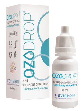 OZODROP LIPOZONEYE SOLUZIONE OFTALMICA BASE DI OLIO OZONIZZATO IN FOSFOLIPIDI 8 ML - Fontenova srl