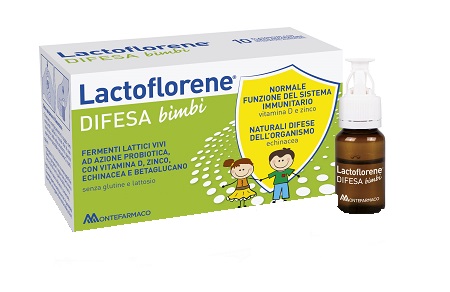 LACTOFLORENE DIFESA BAMBINI 10 FLACONI 100 ML - Fontenova srl