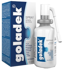 GOLADEK SPRAY NO ALCOOL 25 ML - Fontenova srl