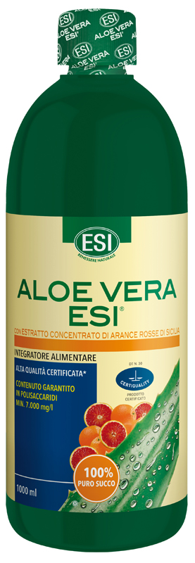 ESI ALOE SUCCO ARANCIA ROSSA 1000 ML - Fontenova srl