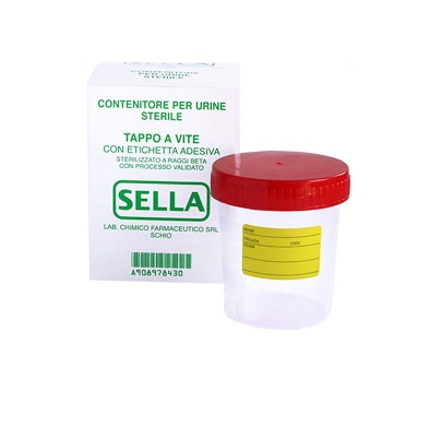CONTENITORE PER URINA URIN TEST VACUUM STERILE 150ML - Fontenova srl