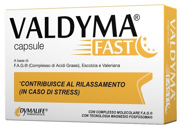VALDYMA FAST 30 CAPSULE DA 561 MG SENZA GLUTINE NATURALMENTE PRIVO DI LATTOSIO - Fontenova srl