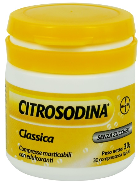 CITROSODINA CLASSICA 30 COMPRESSE MASTICABILI - Fontenova srl