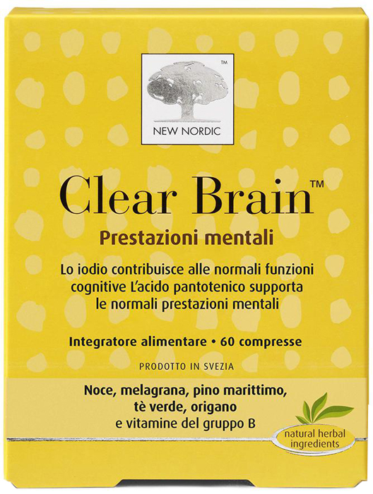 CLEAR BRAIN 60 COMPRESSE - Fontenova srl