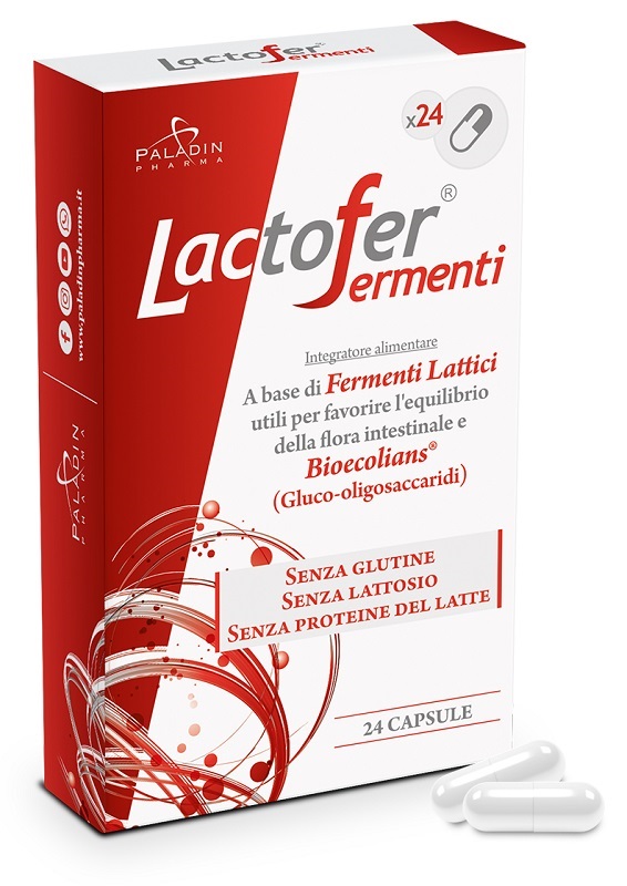 LACTOFER FERMENTI 24 CAPSULE - Fontenova srl