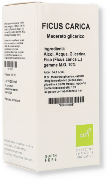 FICUS CARICA MACERATO GLICERICO 10% GOCCE 100ML - Fontenova srl