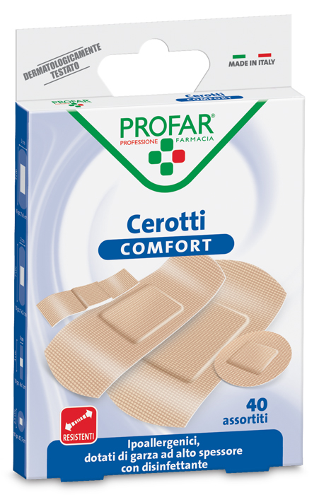 CEROTTO COMFORT ASSORTITI 40 PEZZI PROFAR - Fontenova srl