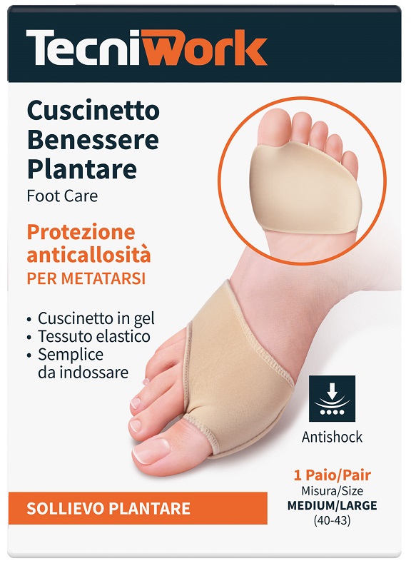 BENESSERE PLANTARE CUSCINETTO MEDIUM/LARGE 1 PAIO - Fontenova srl