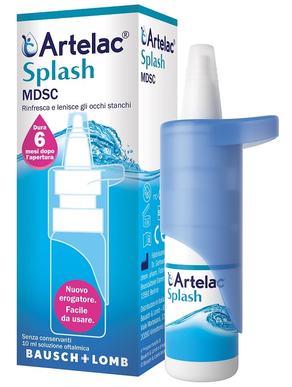 ARTELAC SPLASH GOCCE OCULARI 10 FLACONCINI MONODOSE 0,5 ML - Fontenova srl