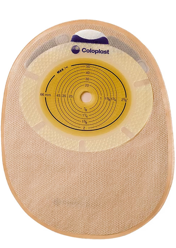 SACCA PER COLOSTOMIA CHIUSA RICOPERTA IN TESSUTO NON TESSUTOCON APERTURA ISPEZIONABILE FORO 25MM MIDI CAPAPACITA' 340ML 30 PEZZI - Fontenova srl