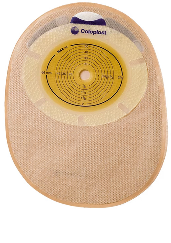 SACCA PER COLOSTOMIA CHIUSA CONVEX LIGHT RICOPERTA IN TNT FORO RITAGLIABILE 15/43 MIDI CAPACITA' 500ML 10 PEZZI - Fontenova srl