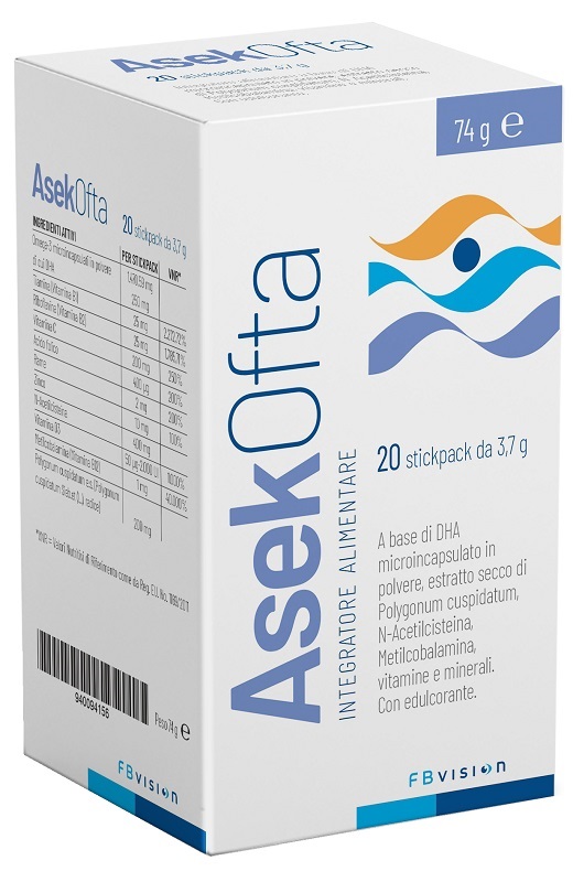 ASEK OFTA 20 STICKPACK - Fontenova srl