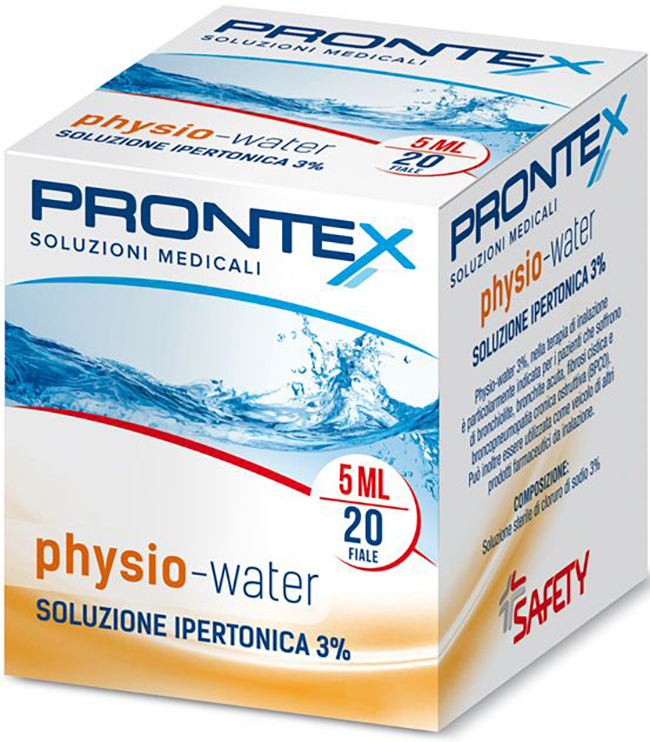 PHYSIO-WATER SOLUZIONE IPERTONICA 20 FIALE 5 ML - Fontenova srl