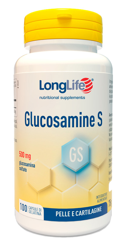 LONGLIFE GLUCOSAMINE S 100 CAPSULE DI GELATINA - Fontenova srl