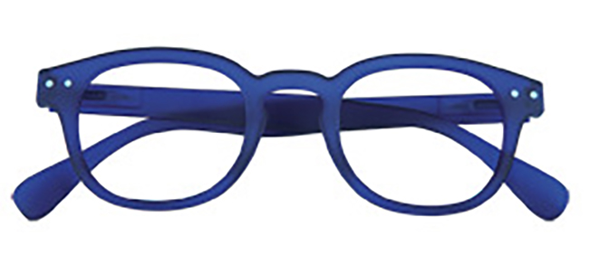 OCCHIALE PER PRESBIOPIA IRISTYLE RUBBER BLUE +1,00 - Fontenova srl