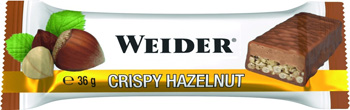 WEIDER FITNESS BARRETTA HAZELNUT 36 G - Fontenova srl