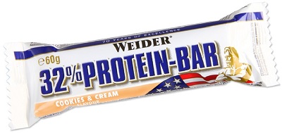 WEIDER 32% PROTEIN BARRETTA COOKIES 60 G - Fontenova srl
