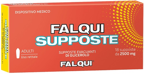 SUPPOSTE FALQUI 18 SUPPOSTE CON GLICERINA 2500MG ADULTI - Fontenova srl