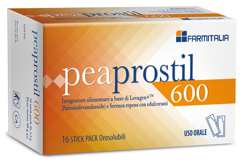 PEAPROSTIL 600 16 STICK PACK OROSOLUBILI - Fontenova srl