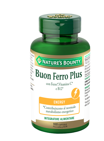 BUON FERRO PLUS 100 CAPSULE - Fontenova srl