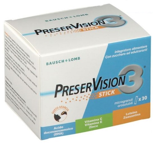 PRESERVISION 3 30 STICK OROSOLUBILI DA 2 G - Fontenova srl