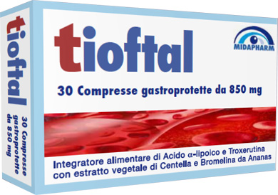 TIOFTAL 30 COMPRESSE GASTROPROTETTE - Fontenova srl