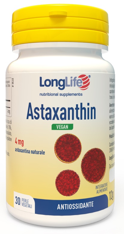 LONGLIFE ASTAXANTHIN 30 PERLE VEGETALI - Fontenova srl
