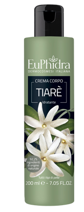 EUPHIDRA CREMA CORPO IDRATANTE TIARE' IN FLACONE CON ETICHETTA - Fontenova srl