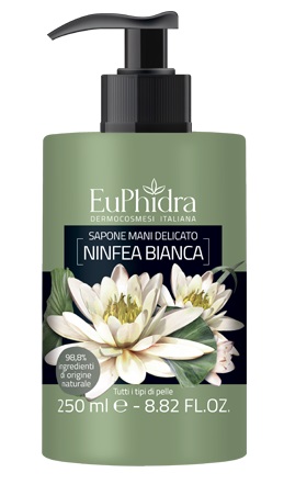 EUPHIDRA SAPONE LIQUIDO MANI NINFEA IN FLACONE CON ETICHETTA DISPENSER - Fontenova srl