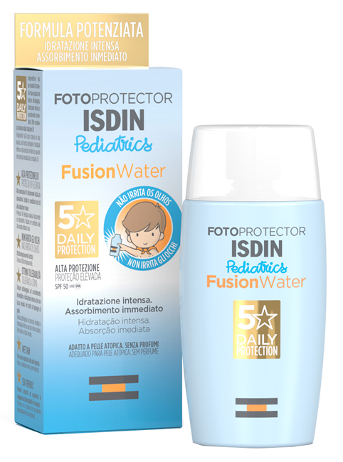 FOTOPROTECTOR PEDIATRICS FUSION WATER SPF50 - Fontenova srl