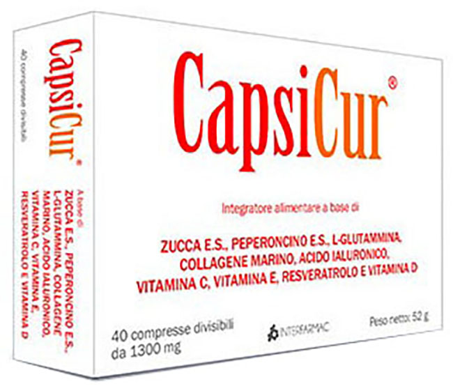 CAPSICUR 40 COMPRESSE - Fontenova srl