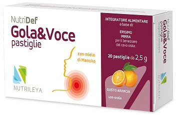 NUTRIDEF GOLA & VOCE ARANCIA 20 PASTIGLIE - Fontenova srl