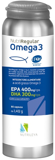 NUTRIREGULAR OMEGA 3 80 CAPSULE - Fontenova srl