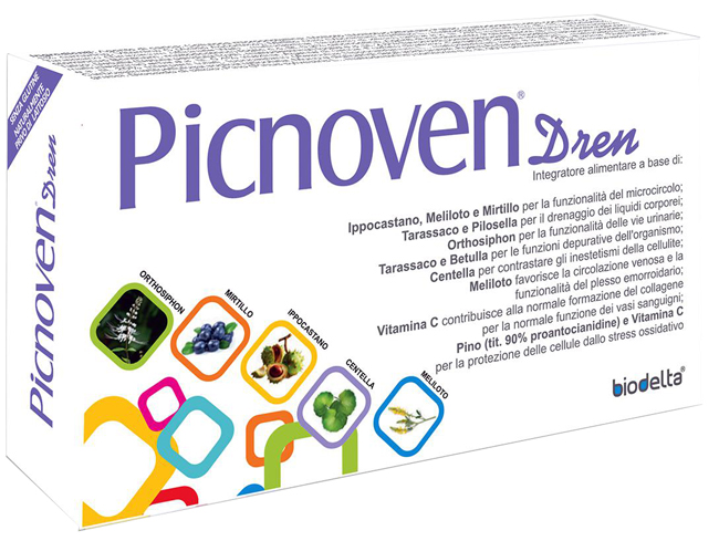PICNOVEN DREN 100 COMPRESSE 62 G - Fontenova srl