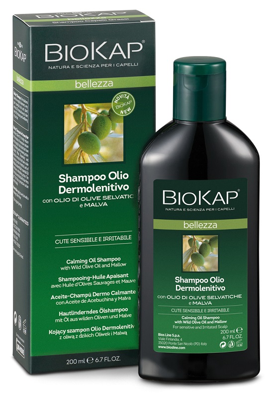 BIOKAP BELLEZZA SHAMPOO OLIO DERMOLENITIVO 200 ML BIOSLINE - Fontenova srl
