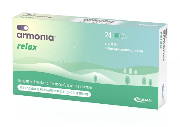 ARMONIA RELAX 1 MG A BASE DI MELATONINA 24 COMPRESSE - Fontenova srl