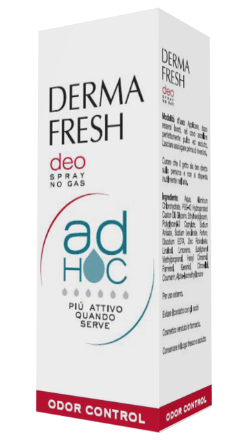 DERMAFRESH DEO SPRAY NO GAS AD HOC ODOR CONTROL DEODORANTE 100 ML - Fontenova srl