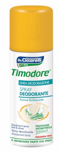 TIMODORE SPRAY DEODORANTE ALLO ZENZERO 150 ML - Fontenova srl
