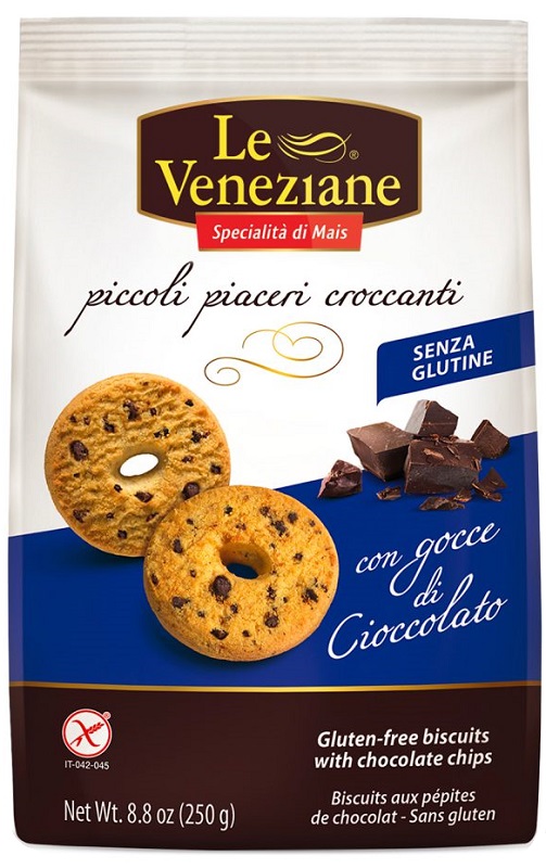LE VENEZIANE BISCOTTI GOCCE DI CIOCCOLATO 250 G - Fontenova srl