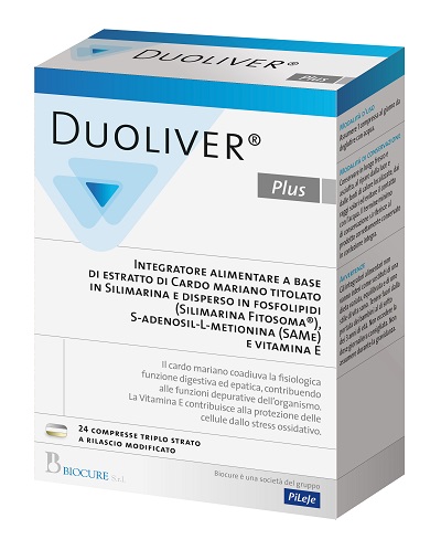 DUOLIVER PLUS 24 COMPRESSE - Fontenova srl