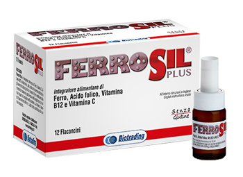 FERROSIL PLUS 12 FLACONCINI - Fontenova srl