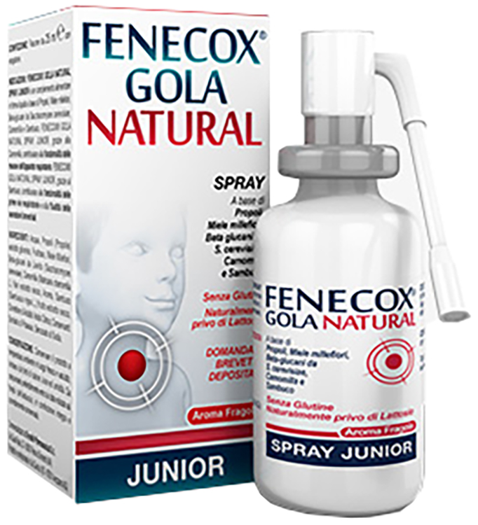 FENECOX GOLA NATURAL SPRAY JUNIOR 25 ML - Fontenova srl